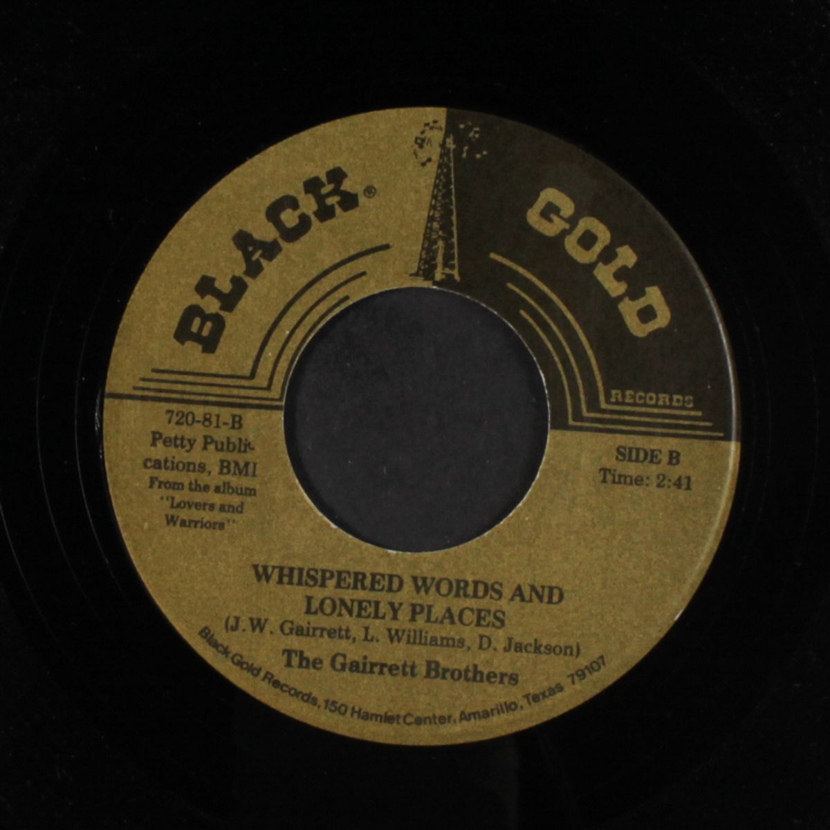 never thought you'd go / whispered words and lonely places by GAIRRETT BROTHERS