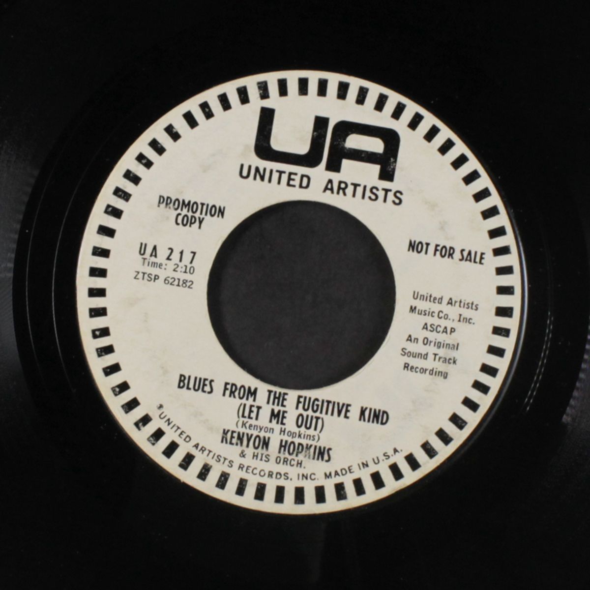 blues from the fugitive kind / get crazy by KENYON HOPKINS