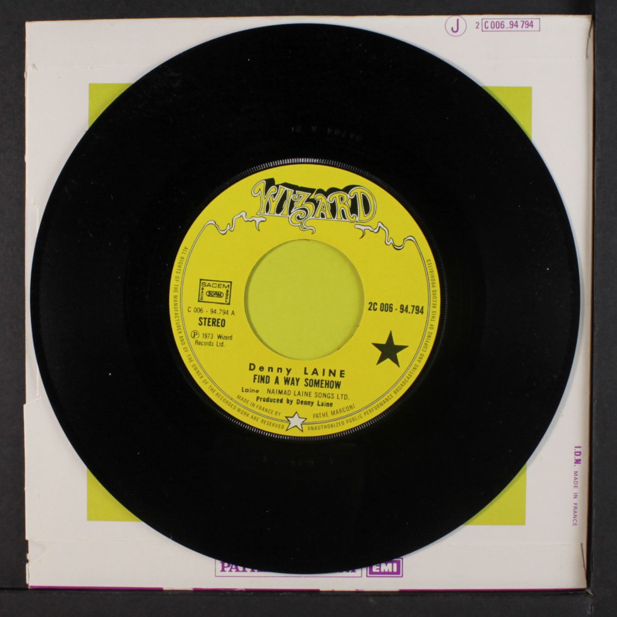 find a way somehow / move me to another place by DENNY LAINE