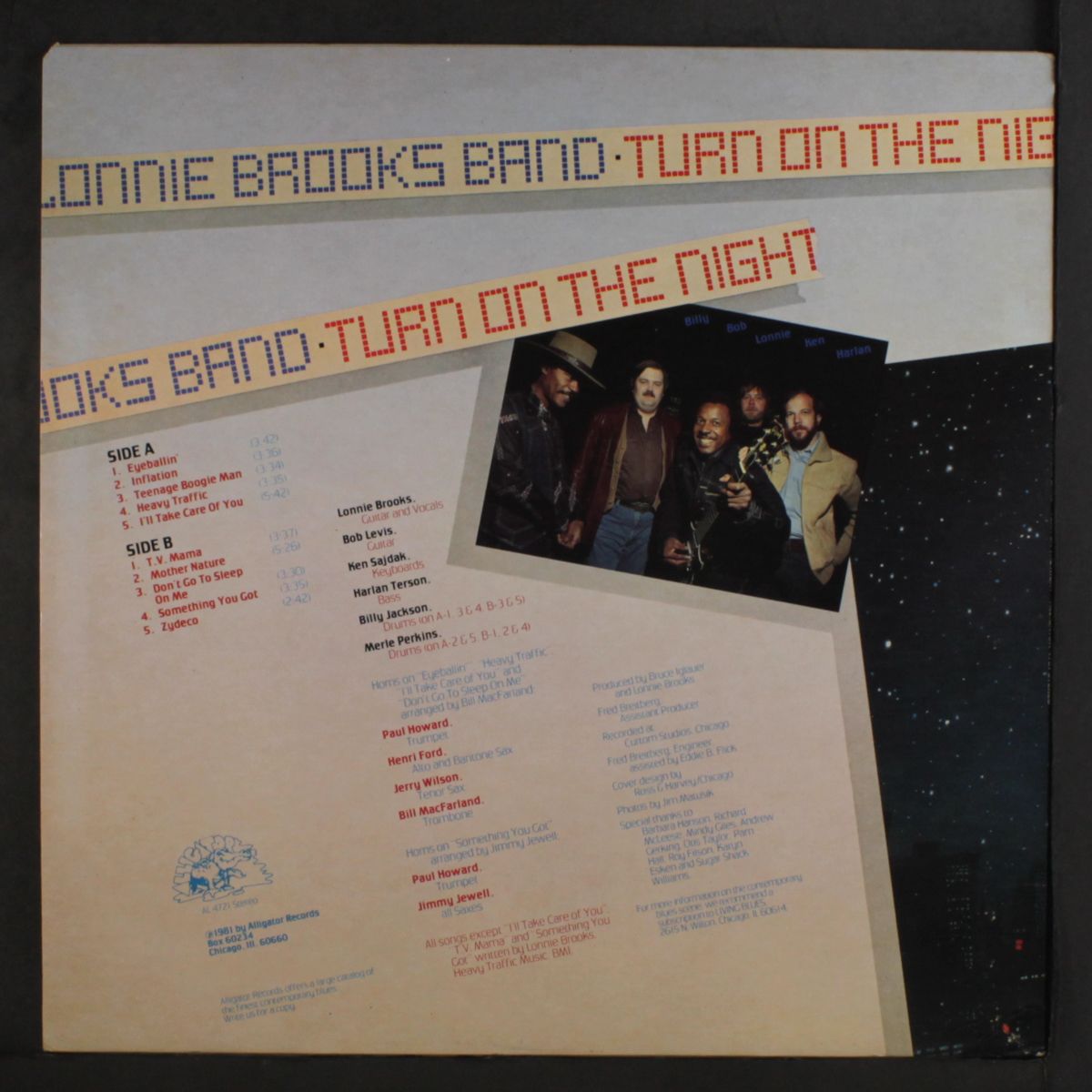 turn on the night by LONNIE BROOKS