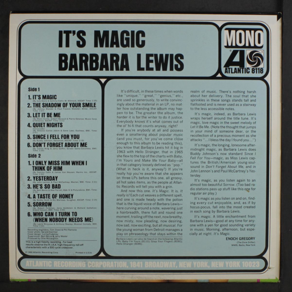 it's magic by BARBARA LEWIS