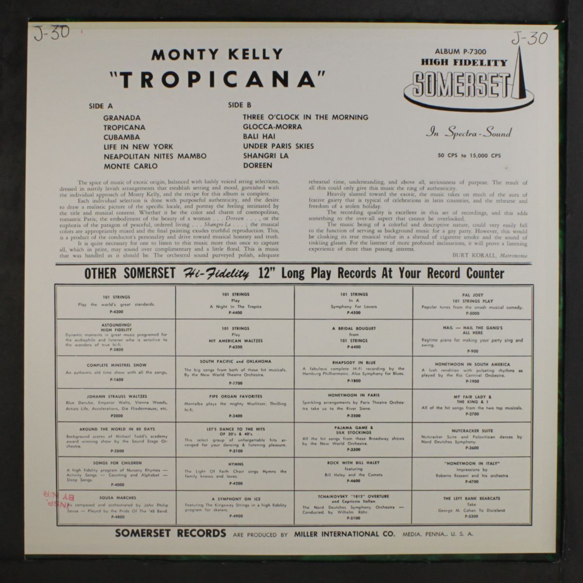 tropicana by MONTY KELLY