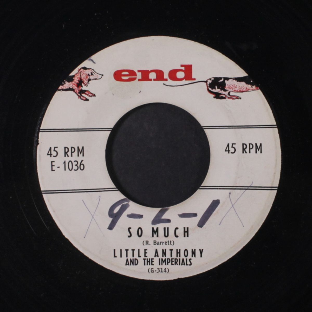 so much / oh yeah by LITTLE ANTHONY & IMPERIALS