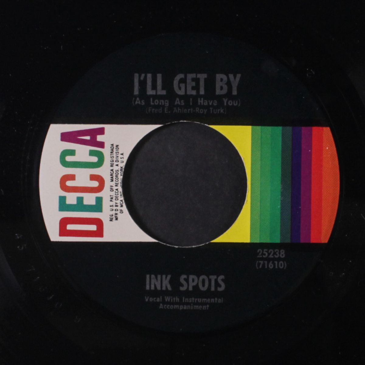 just for a thrill / i'll get by by INK SPOTS
