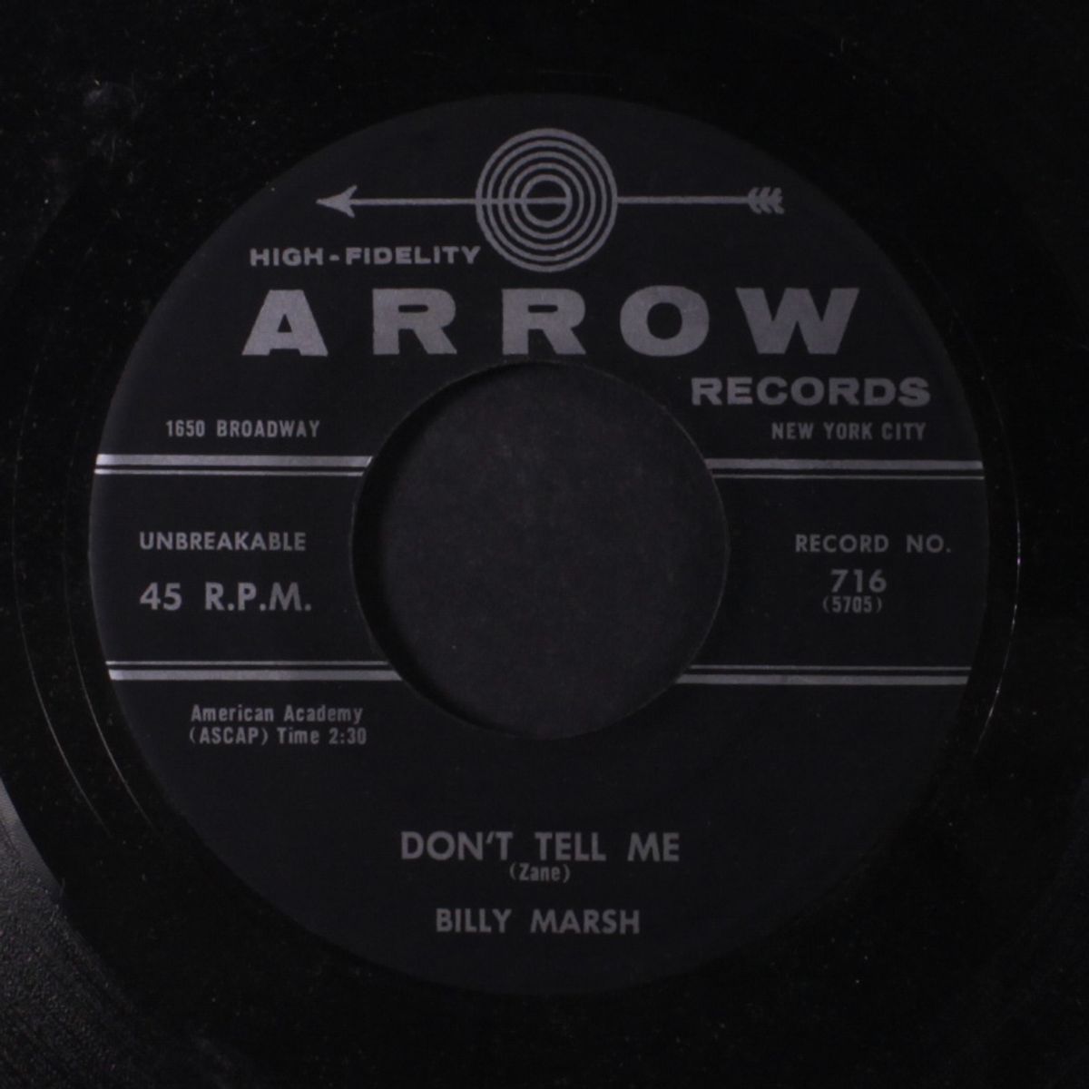 run and tell / don't tell me by BILLY MARSH & GROUP