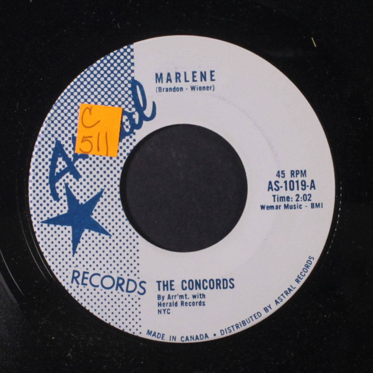 marlene / our love was meant to be by CONCORDS