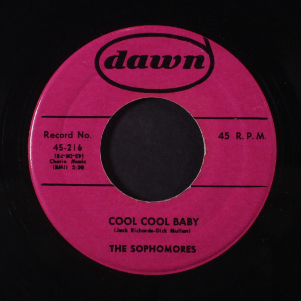 cool cool baby / every night about this time by SOPHOMORES
