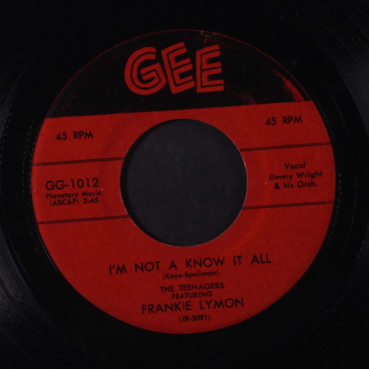 i'm not a know it all / i want you to be my girl by FRANKIE LYMON & TEENAGERS