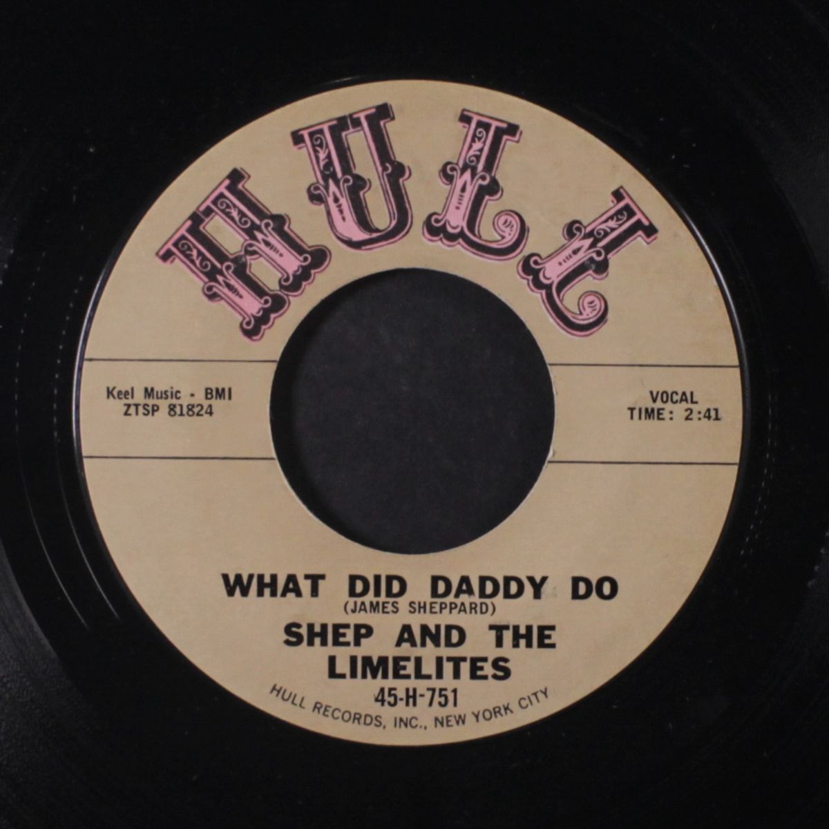what did daddy do / teach me, teach me how to twist by SHEP & LIMELITES