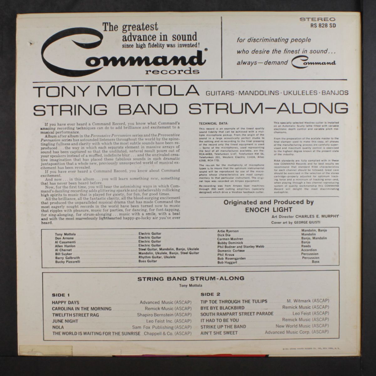 string band strum-along by TONY MOTTOLA