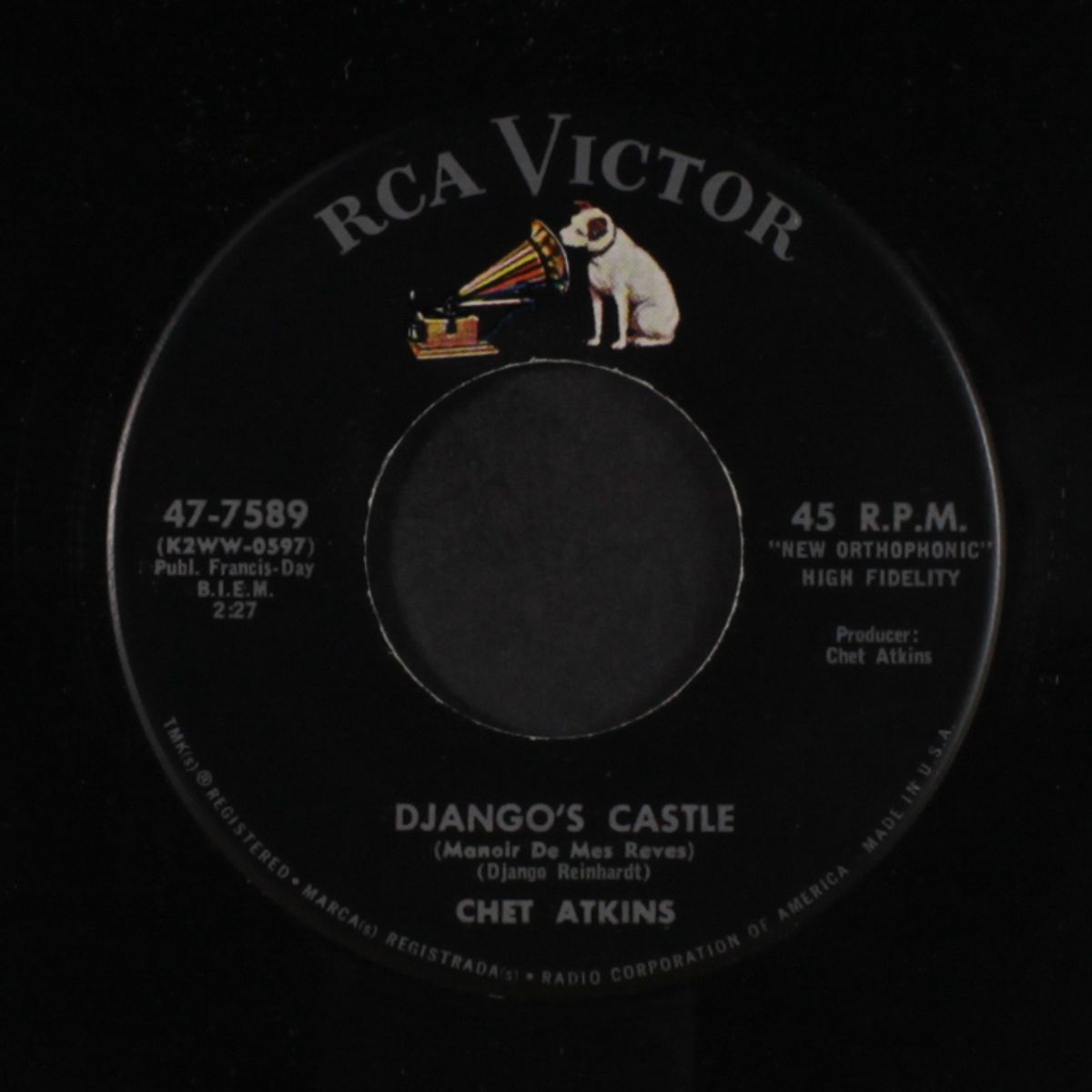 boo boo stick beat / django's castle by CHET ATKINS