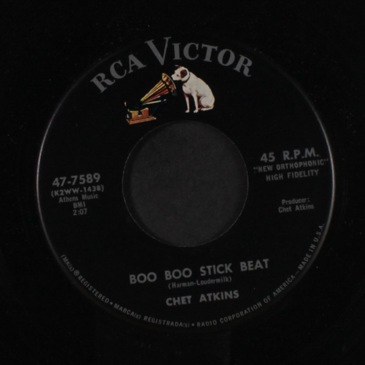 boo boo stick beat / django's castle by CHET ATKINS