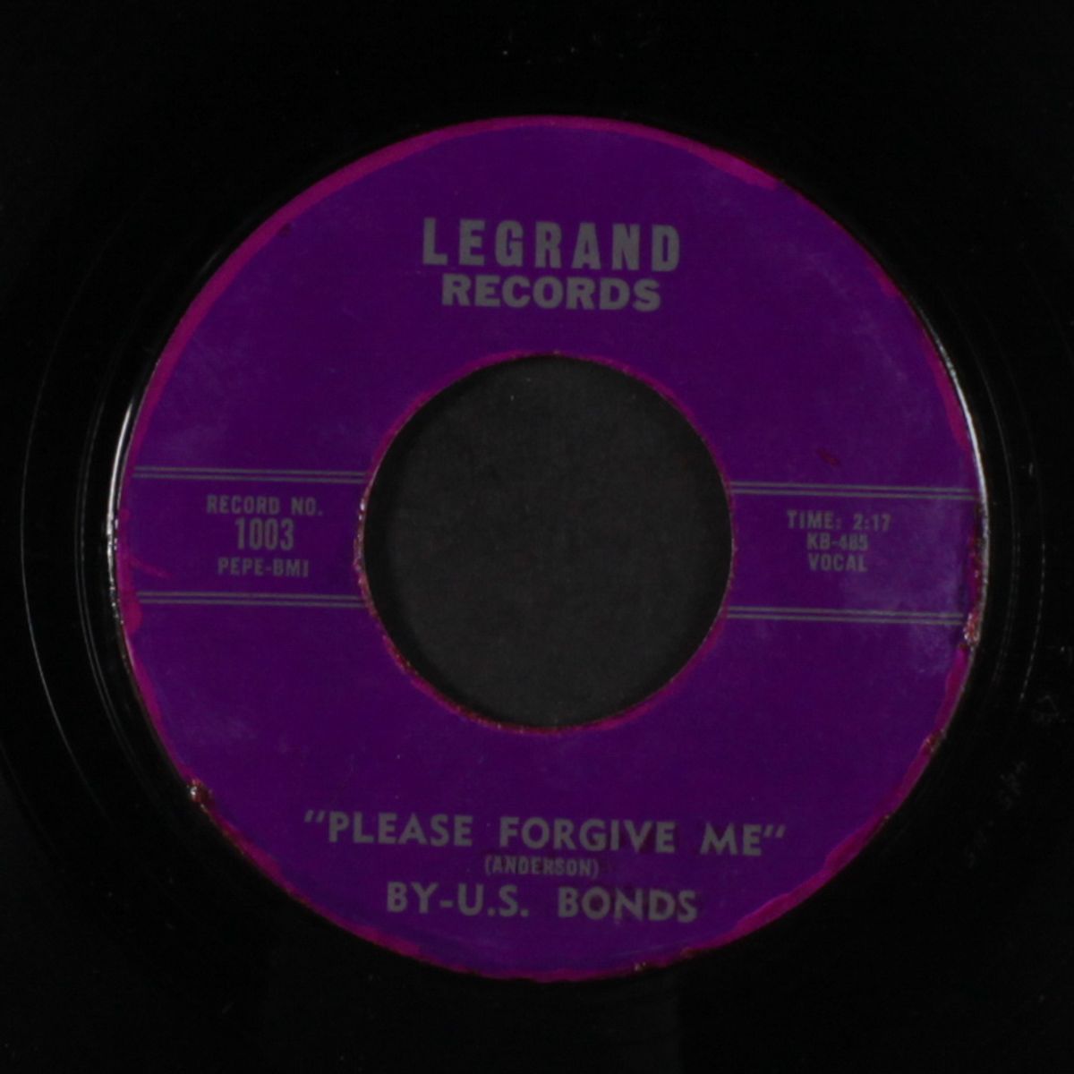 new orleans / please forgive me by GARY 'U.S.' BONDS
