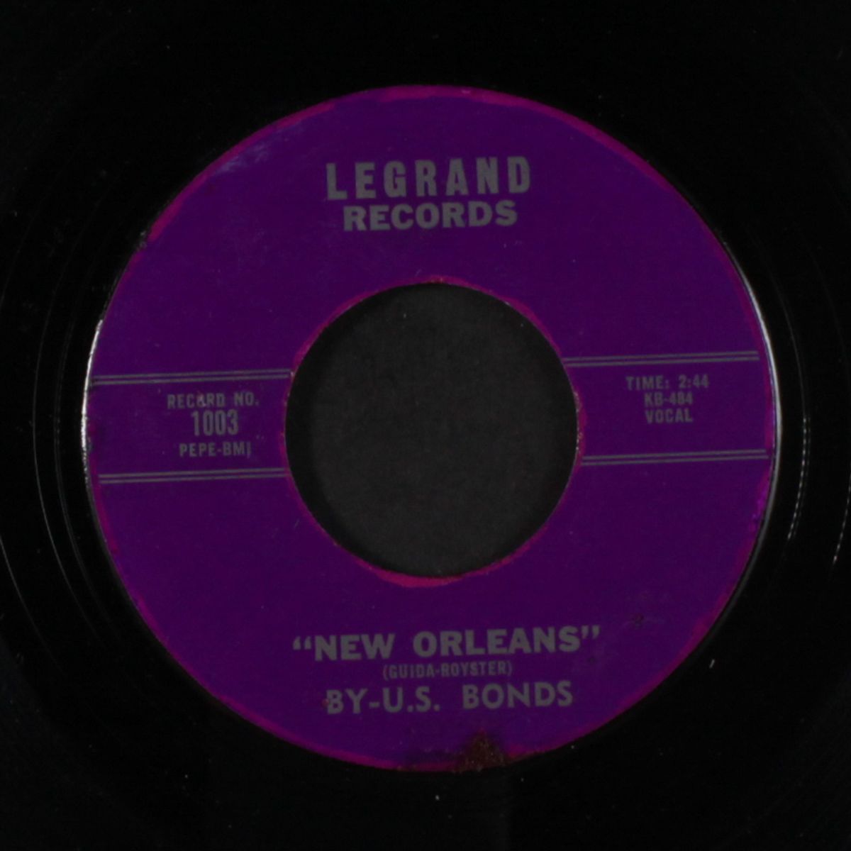 new orleans / please forgive me by GARY 'U.S.' BONDS