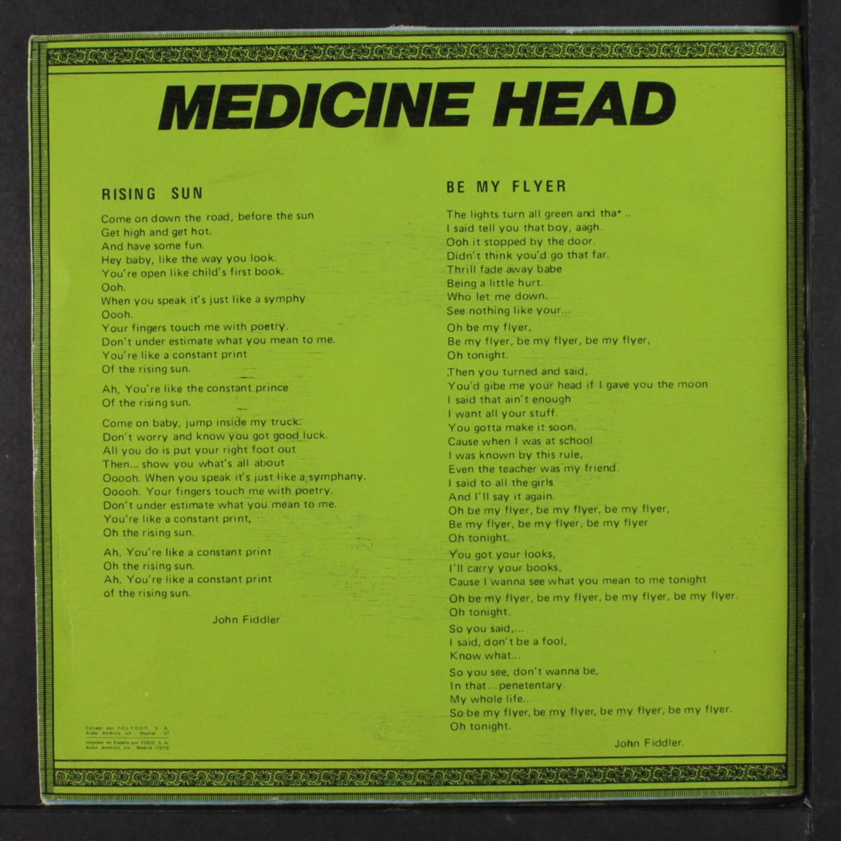 rising sun / sol naciente by MEDICINE HEAD