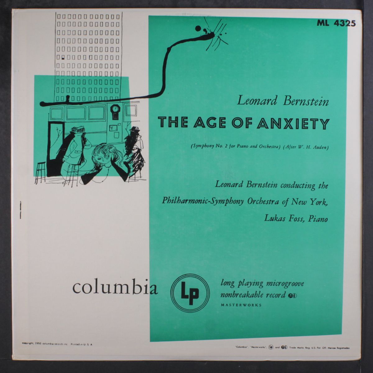 the age of anxiety by LEONARD BERNSTEIN