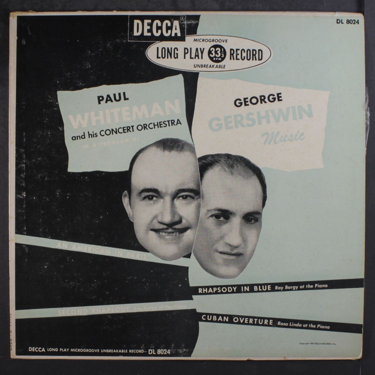 in a program of george gershwin music by PAUL WHITEMAN