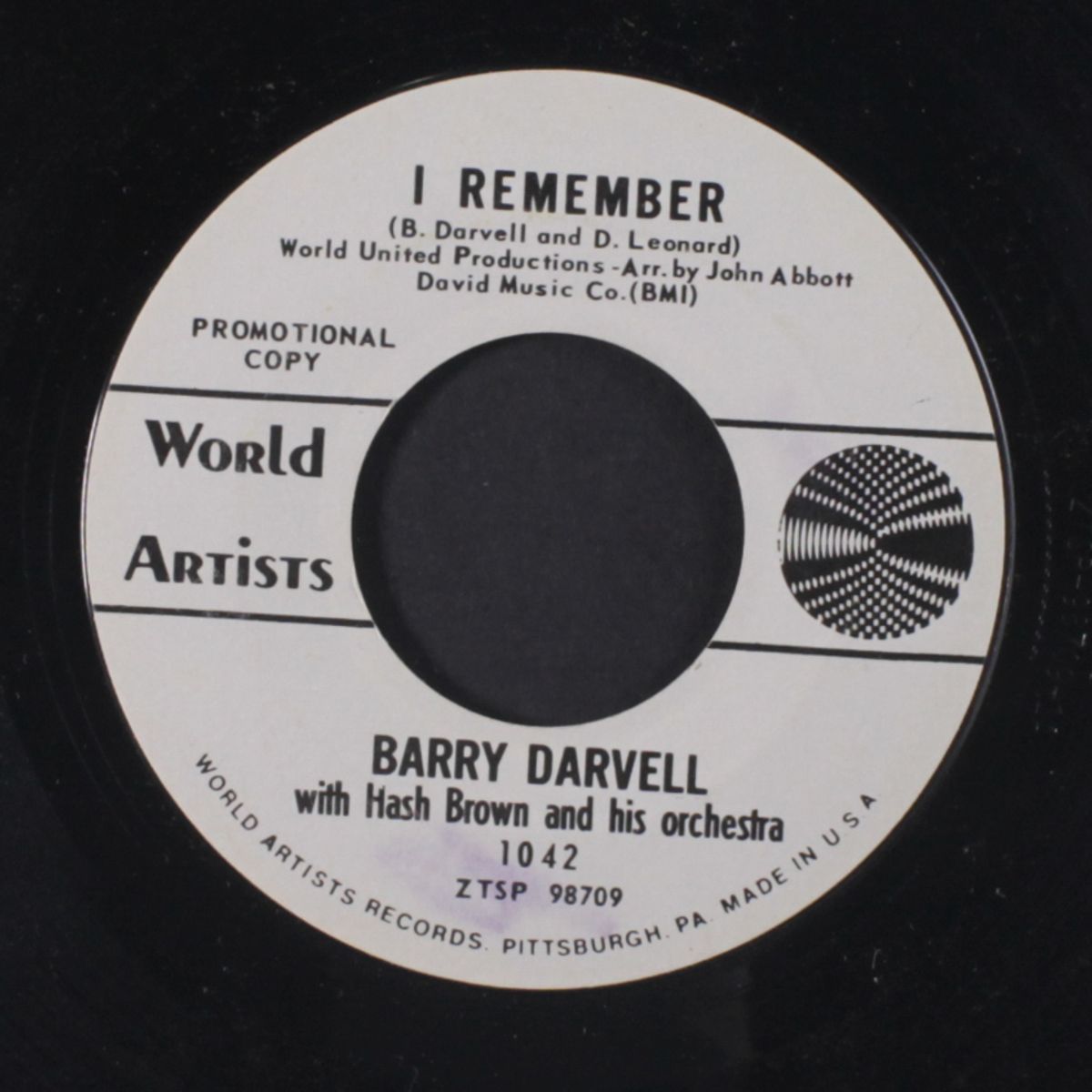 where is the love for me / i remember by BARRY DARVELL