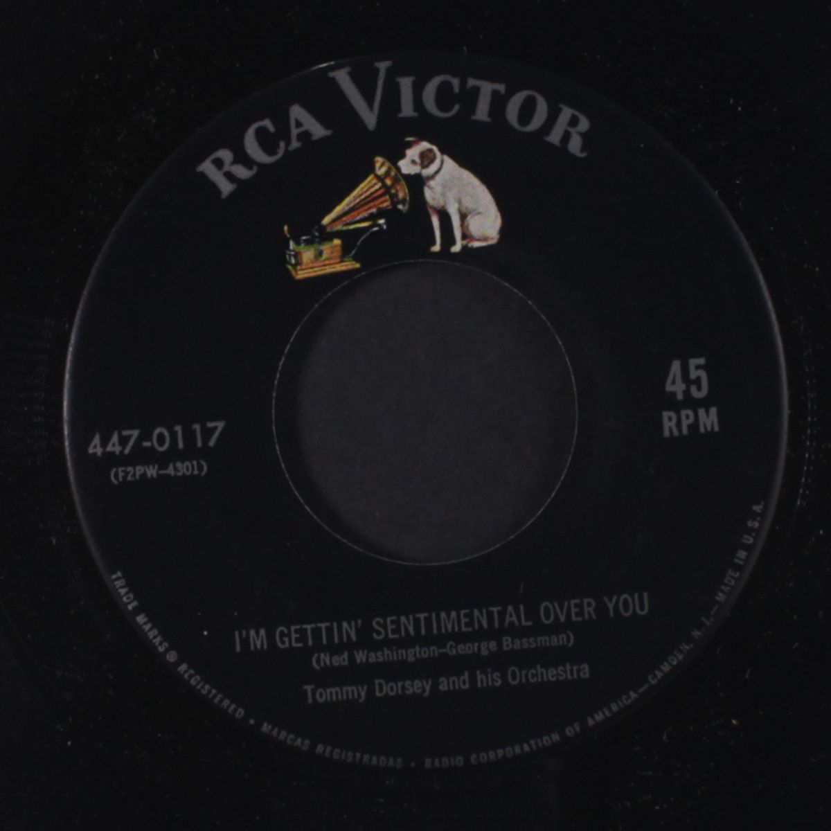 mississippi mud / i'm gettin' sentimental over you by TOMMY DORSEY