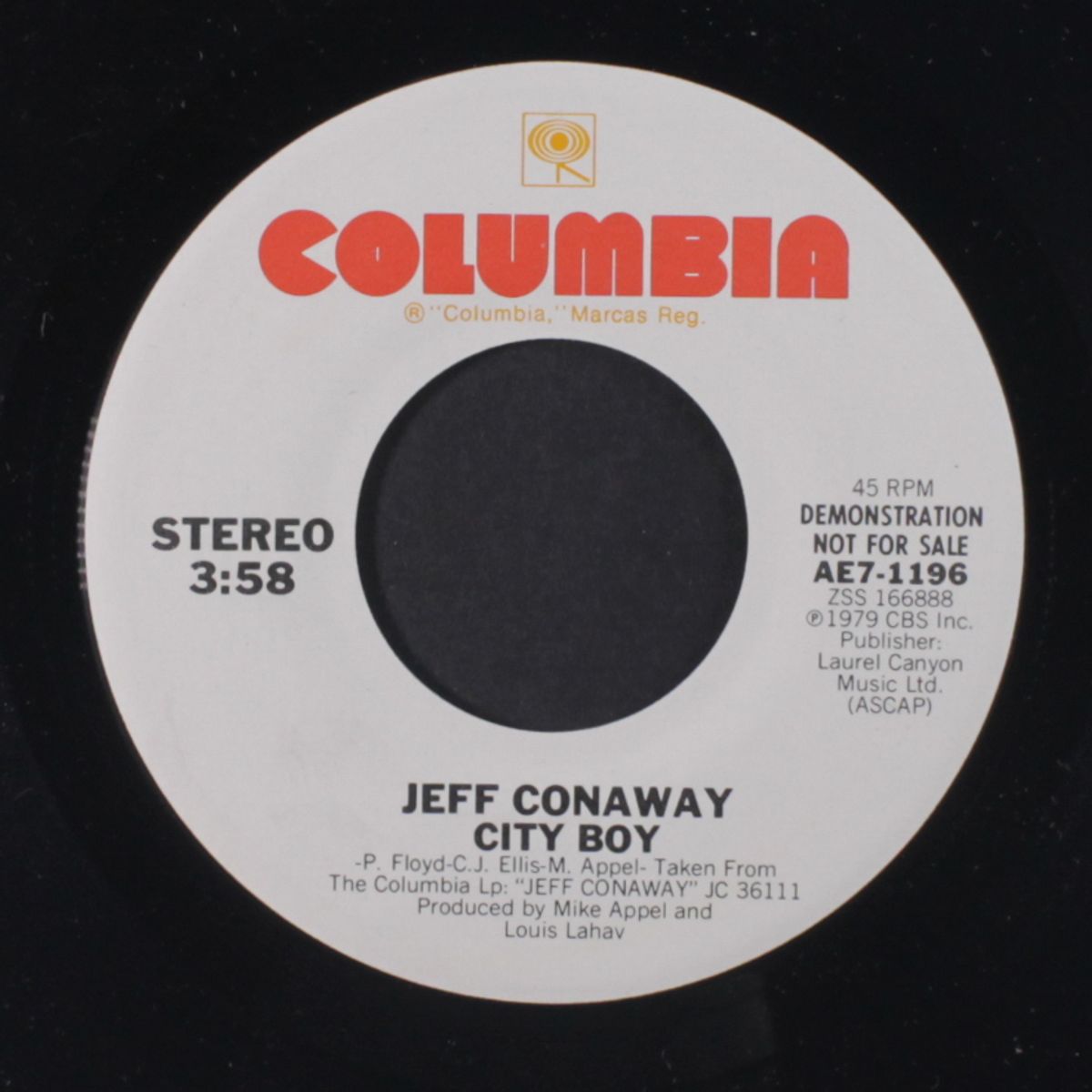 city boy / same by JEFF CONAWAY