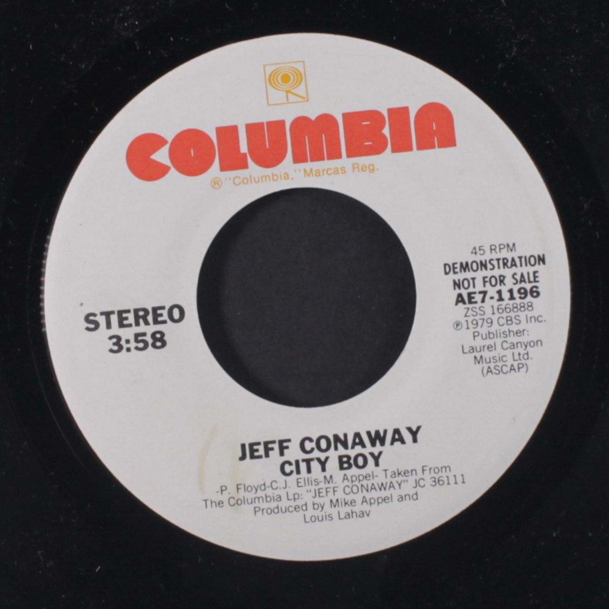 city boy / same by JEFF CONAWAY