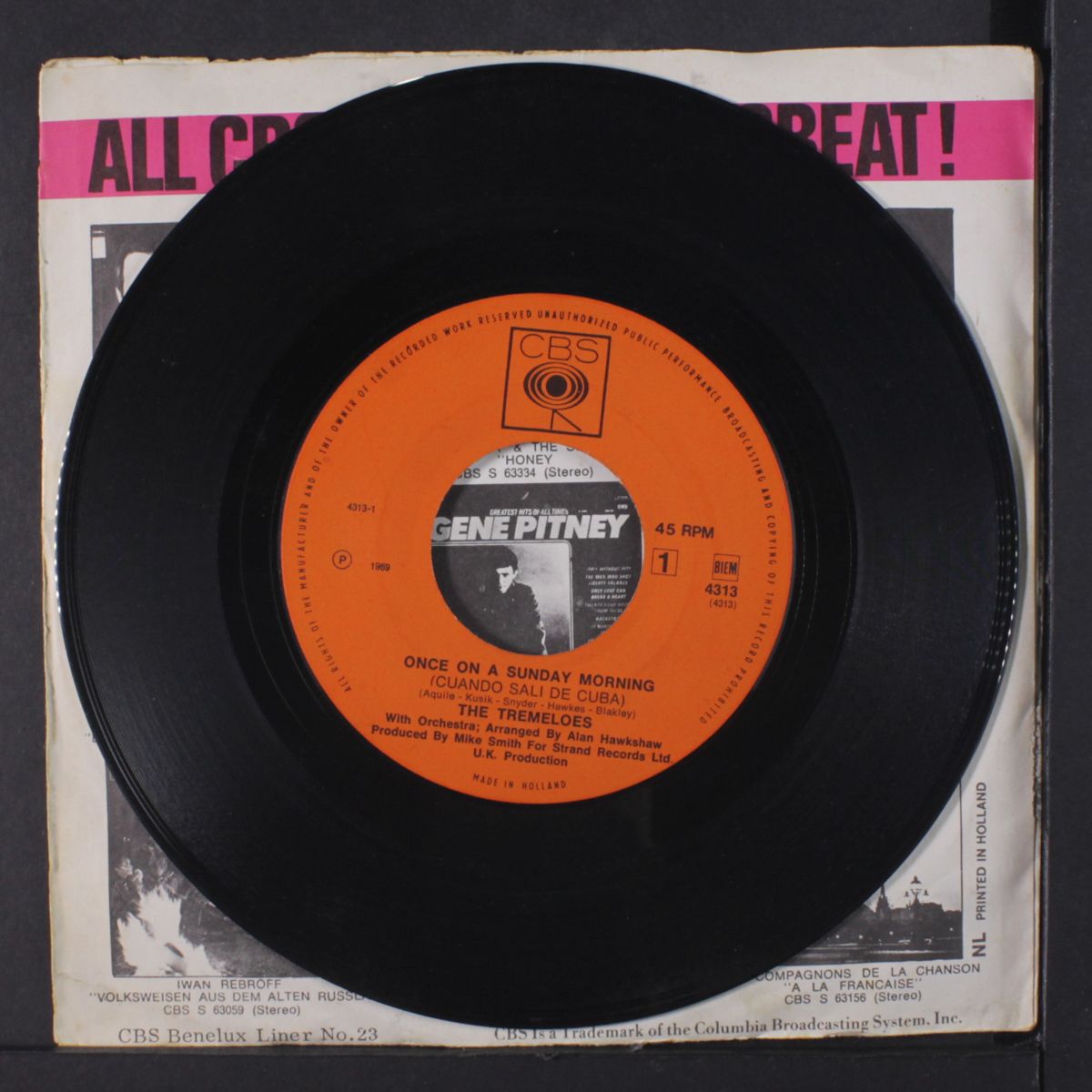 once on a sunday morning / fa la la by TREMELOES