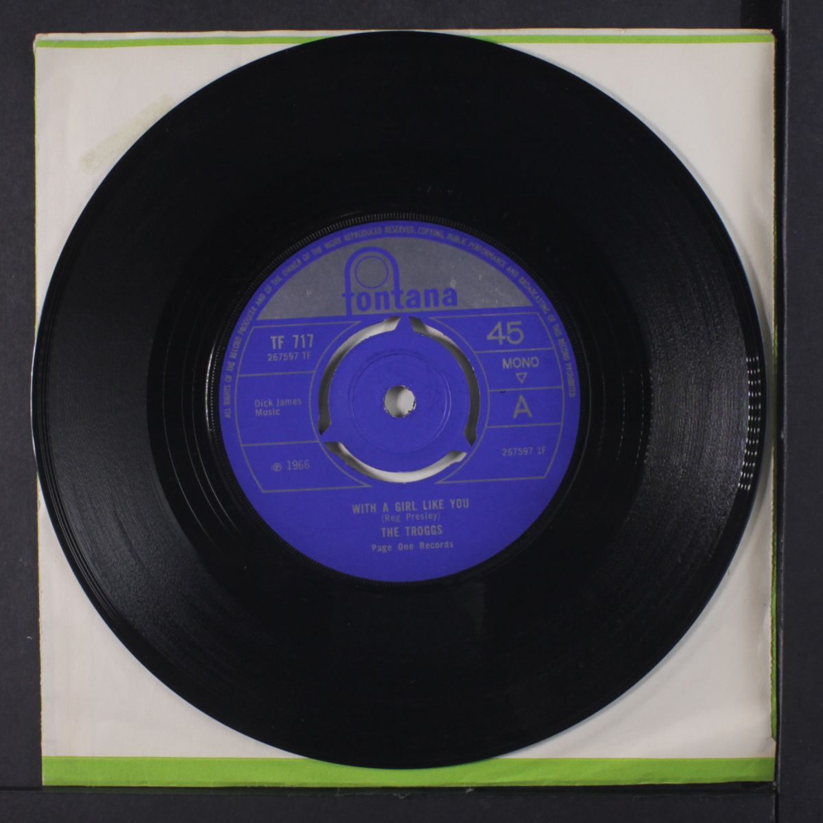 with a girl like you / i want you by TROGGS
