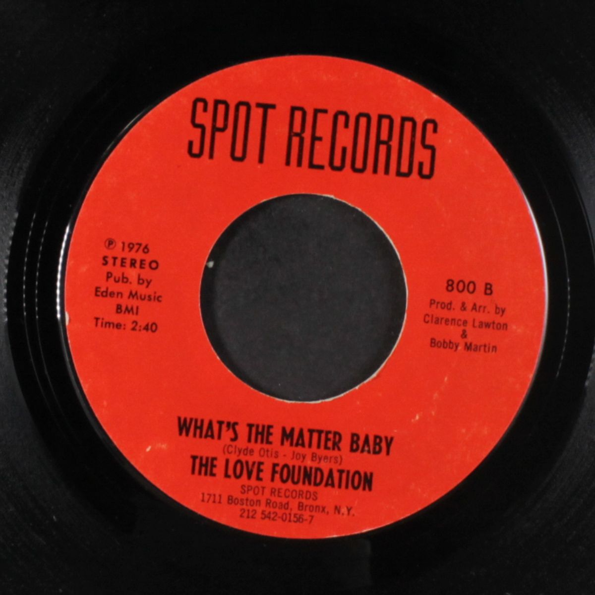 let one hurt do / what's the matter baby by LOVE FOUNDATION