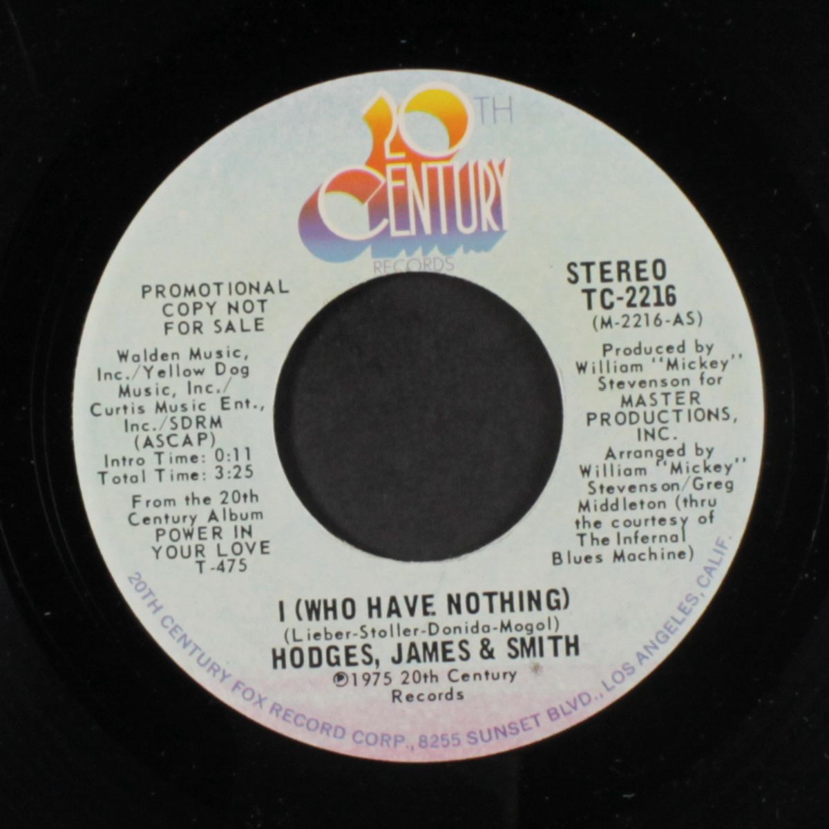 i (who have nothing / mono) by HODGES, JAMES & SMITH