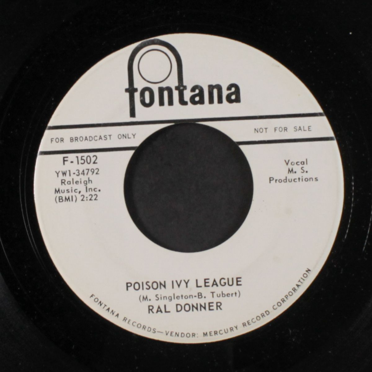 you finally said something good / poison ivy league by RAL DONNER