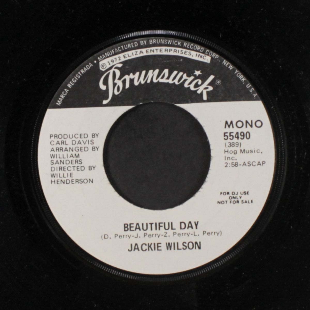 beautiful day / mono by JACKIE WILSON