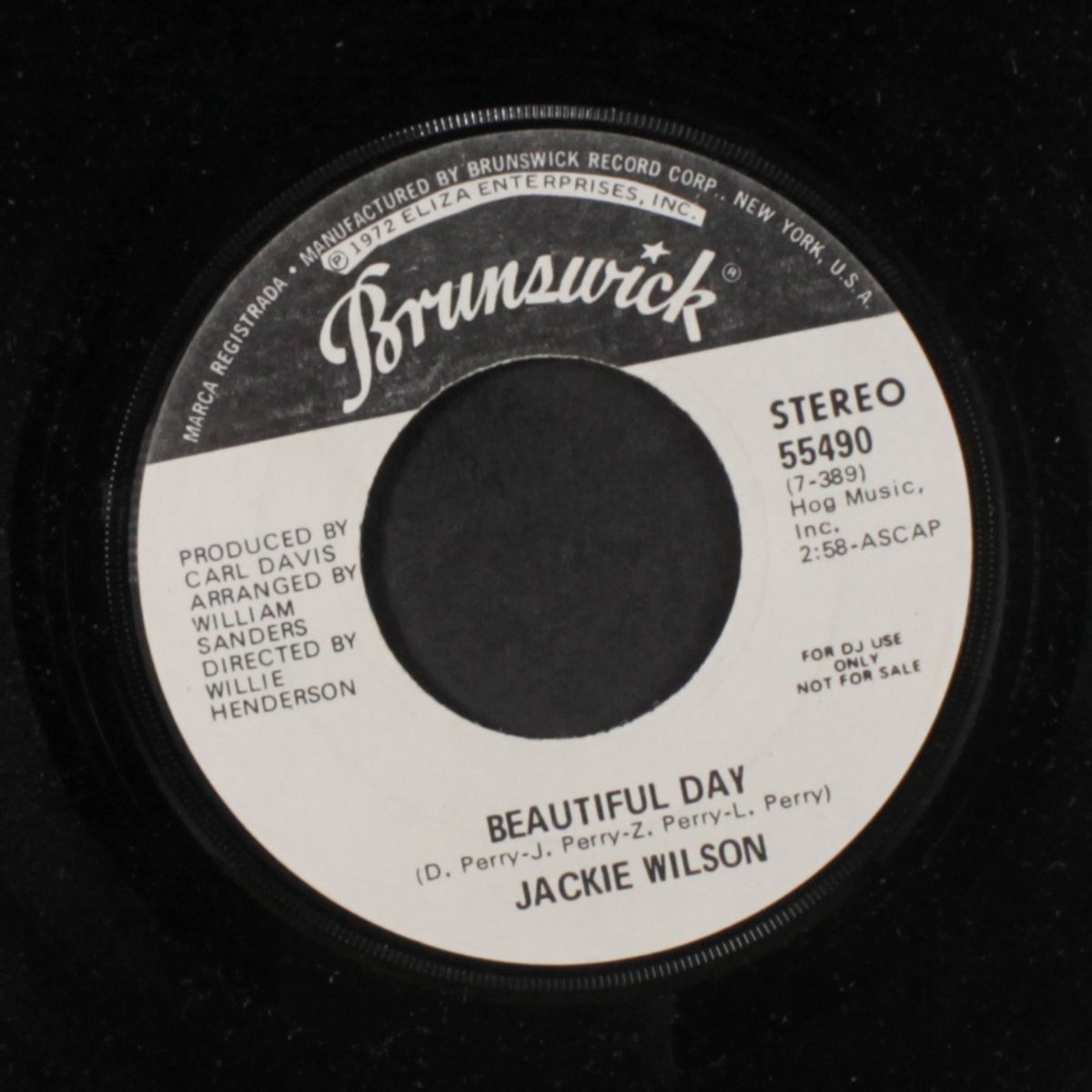 beautiful day / mono by JACKIE WILSON