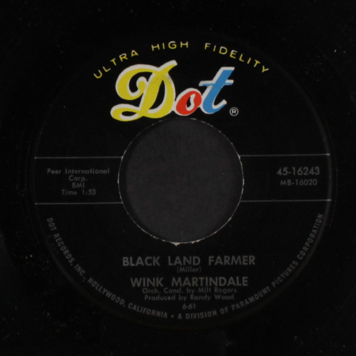 black land farmer / make him happy by WINK MARTINDALE