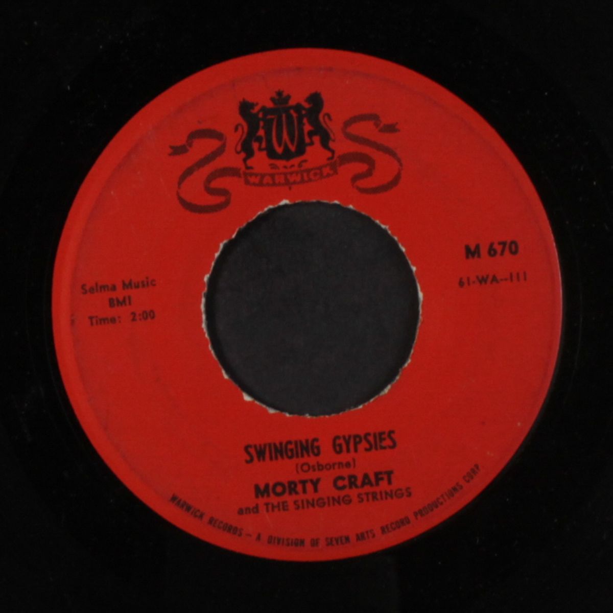 more wheels, cha-cha-cha / swinging gypsies by MORTY CRAFT