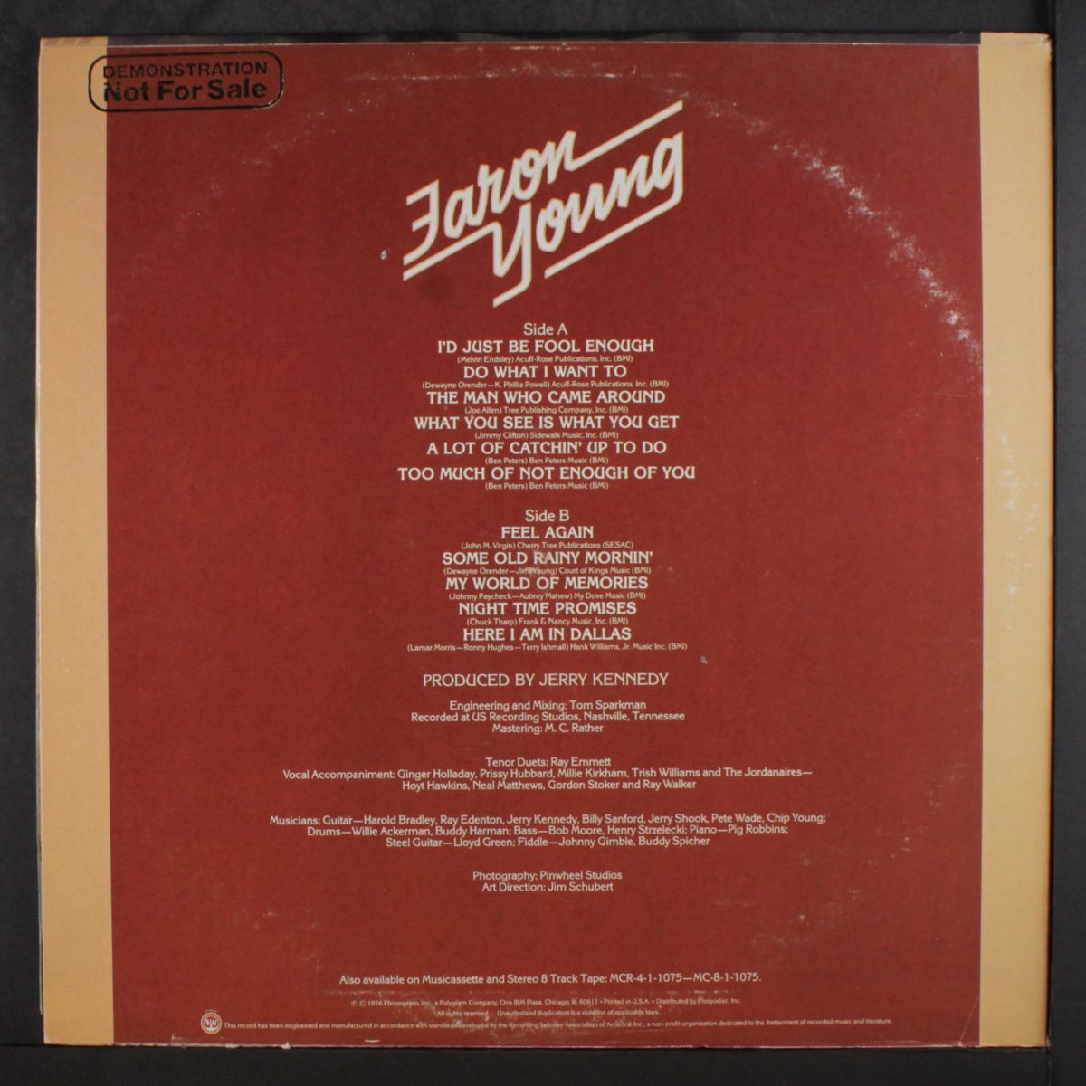 i'd just be fool enough by FARON YOUNG