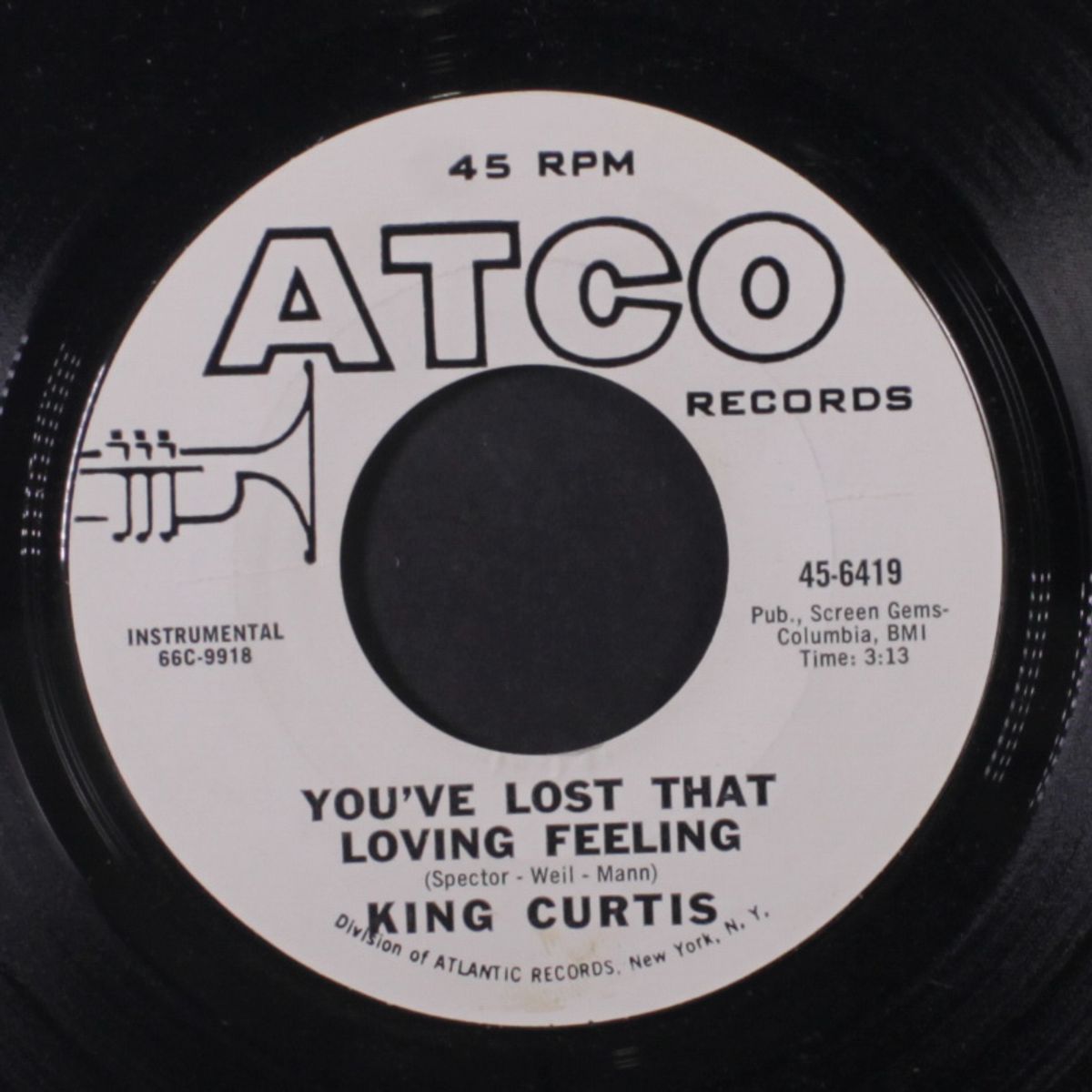 make the world go away / you've lost that loving feeling by KING CURTIS