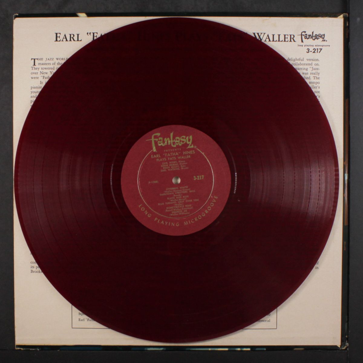 "fatha" plays fats by EARL HINES