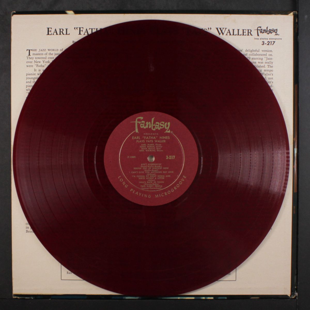 "fatha" plays fats by EARL HINES