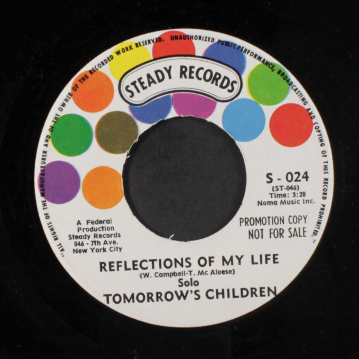 reflections of my life / solo by TOMORROW'S CHILDREN