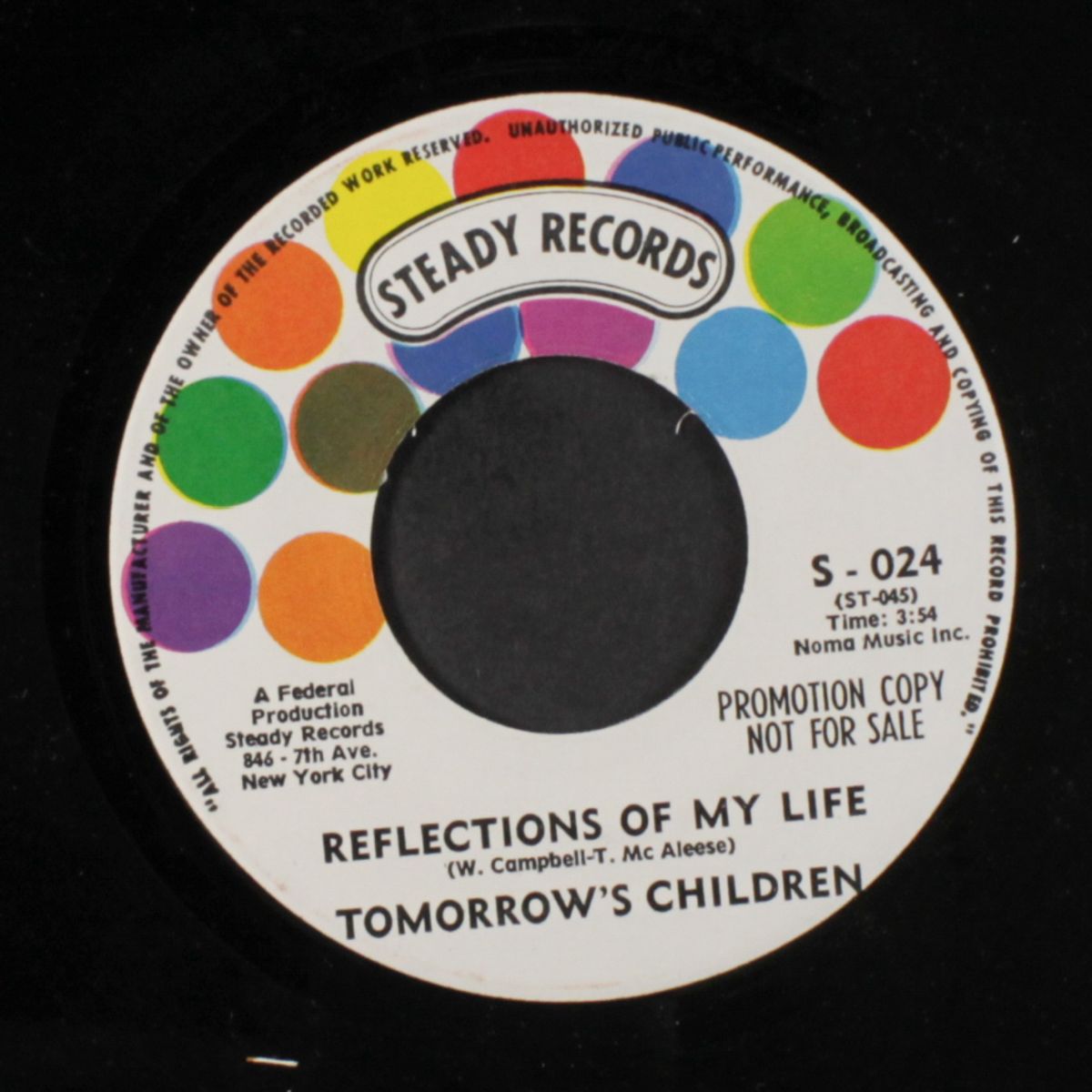 reflections of my life / solo by TOMORROW'S CHILDREN