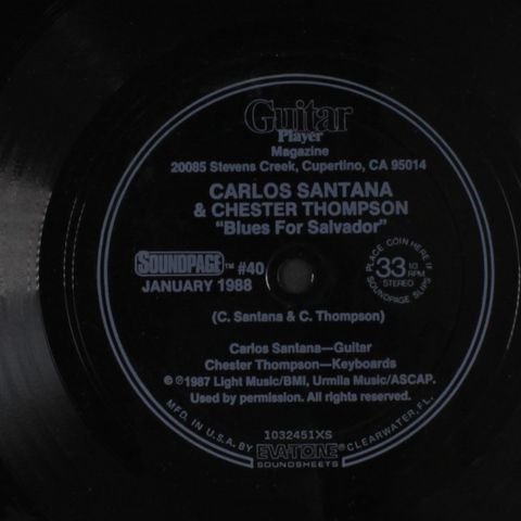 CARLOS SANTANA & CHESTER THOMPSON