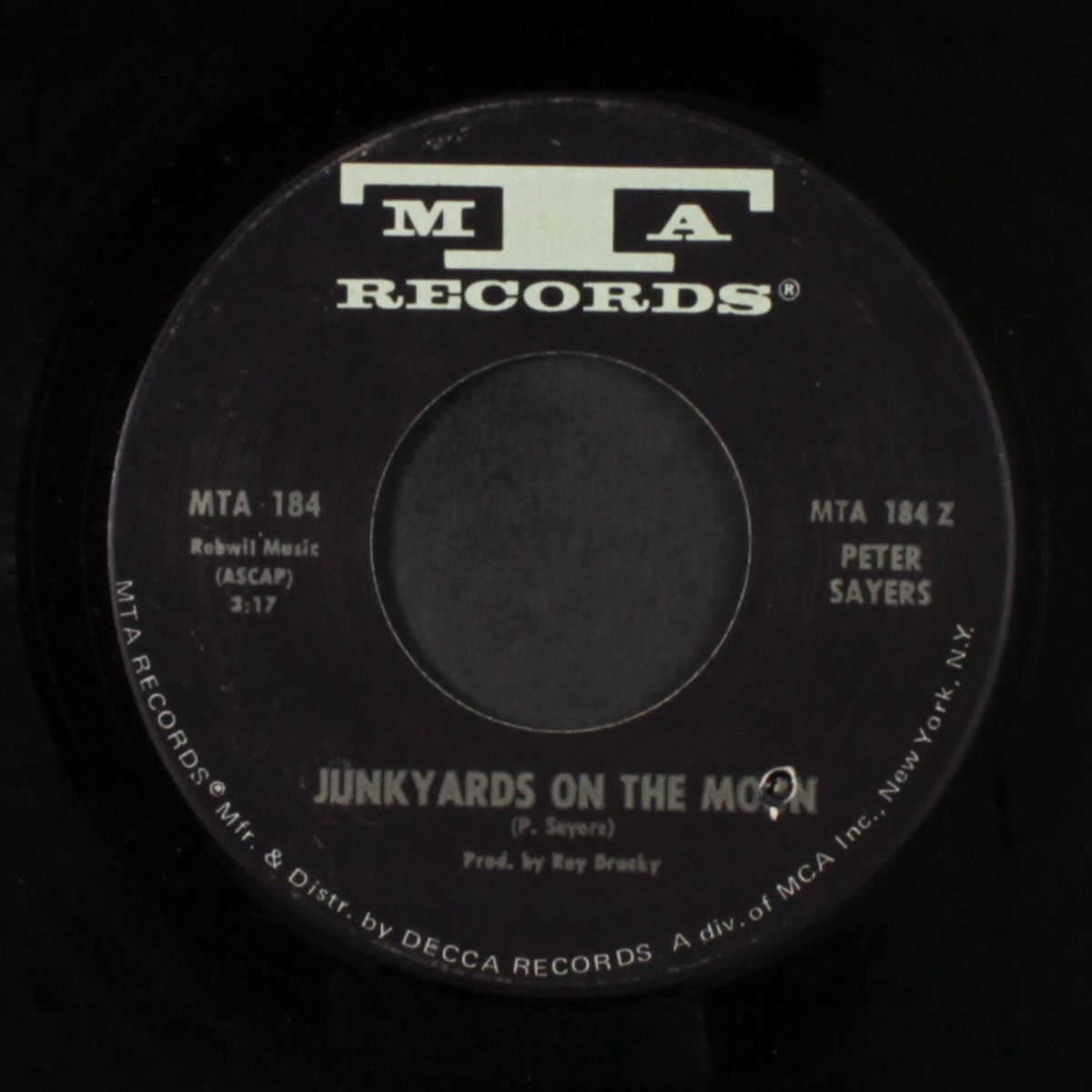 junkyards on the moon by PETER SAYERS