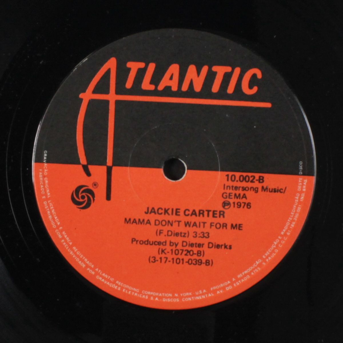 treat me like a woman / mama don't wait for me by JACKIE CARTER