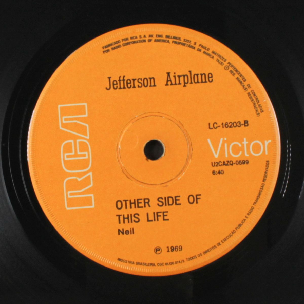 plastic fantastic lover / other side of this life by JEFFERSON AIRPLANE