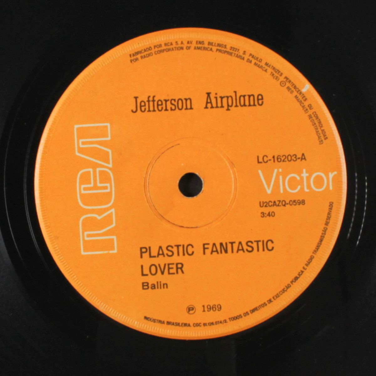 plastic fantastic lover / other side of this life by JEFFERSON AIRPLANE