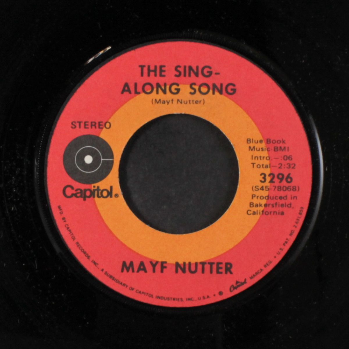 the sing-along song / i better let you be by MAYF NUTTER