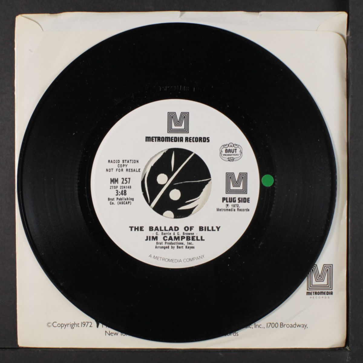 the ballad of billy / little sparrow by JIM CAMPBELL
