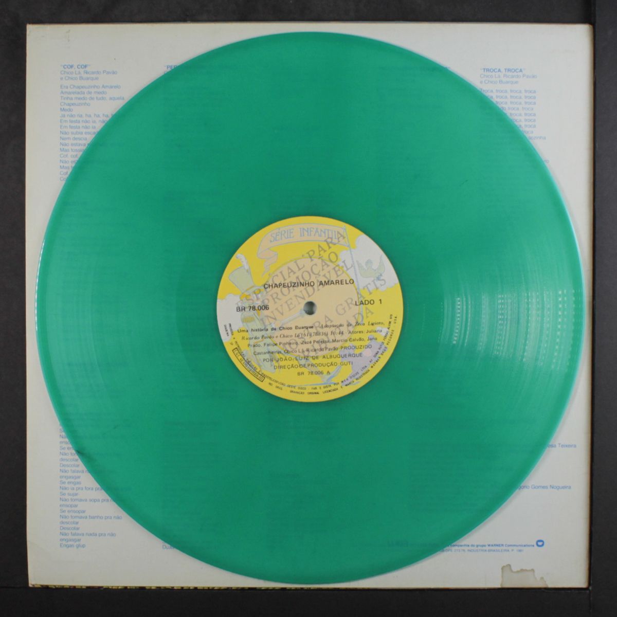 chapezinho amarelo by CHICO BUARQUE