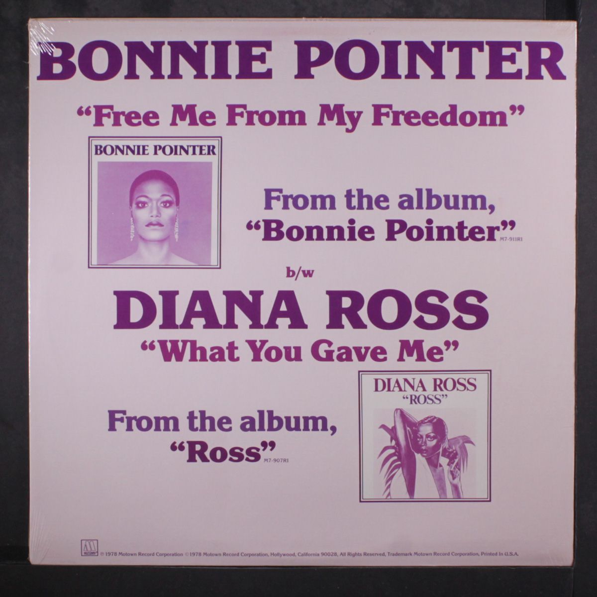 what you gave me / free me from my freedom by DIANA ROSS / BONNIE POINTER