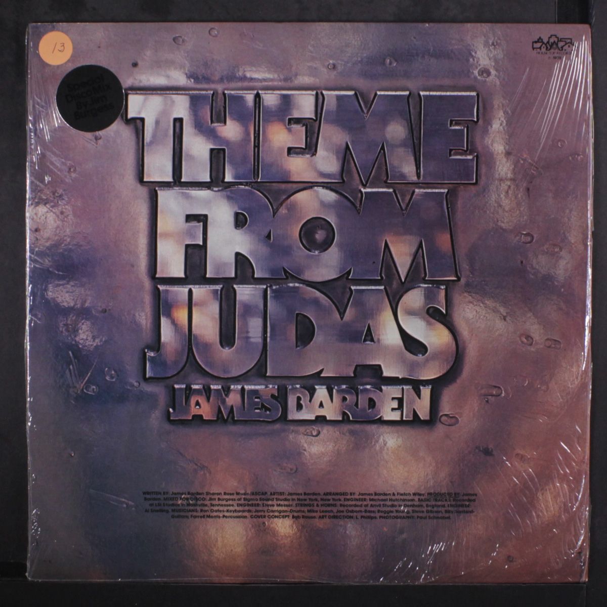 theme from judas / thirty pieces of silver by JAMES BARDEN